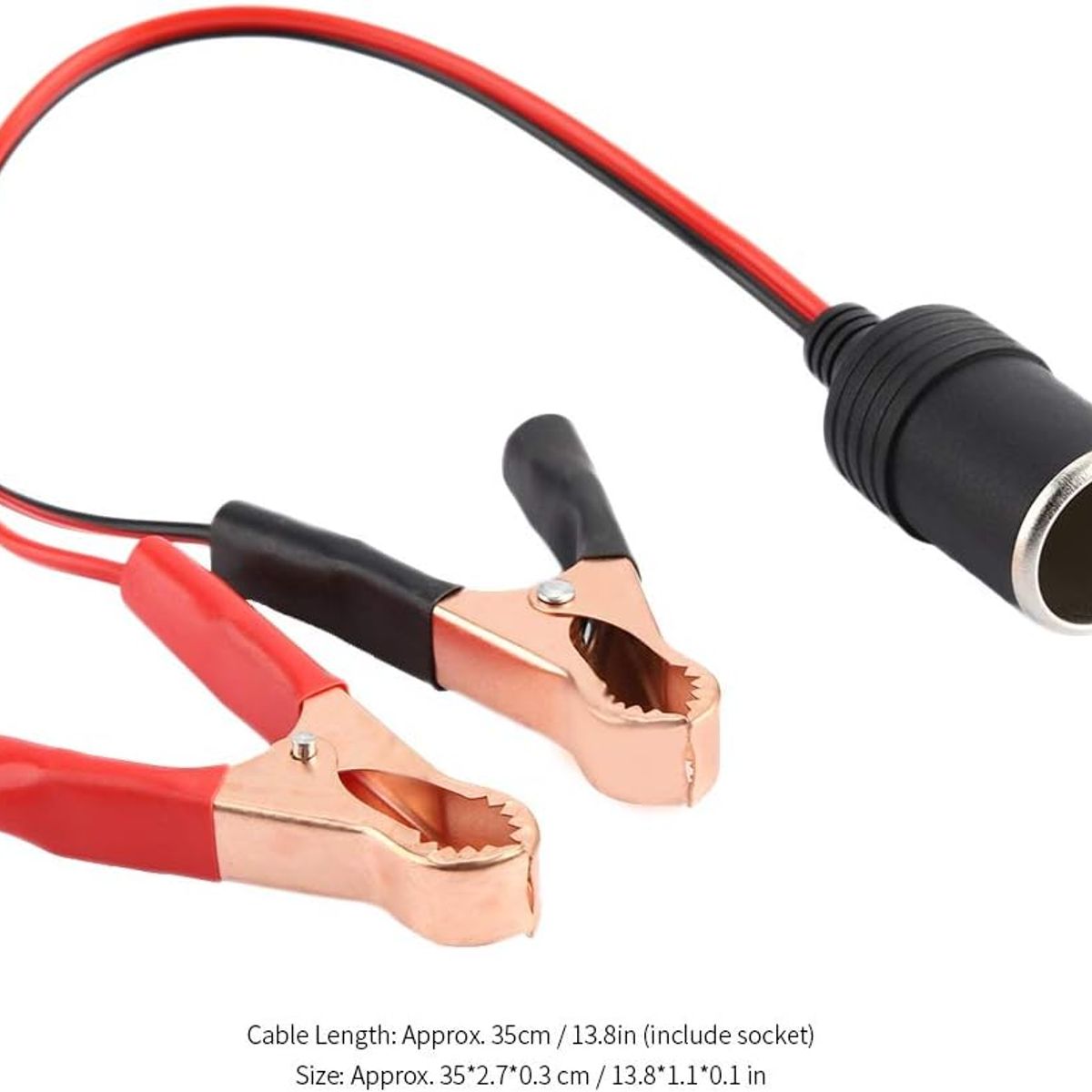 OEM - Pack x2 Adaptador de Batería de 12V a Pinza de Cocodrilo