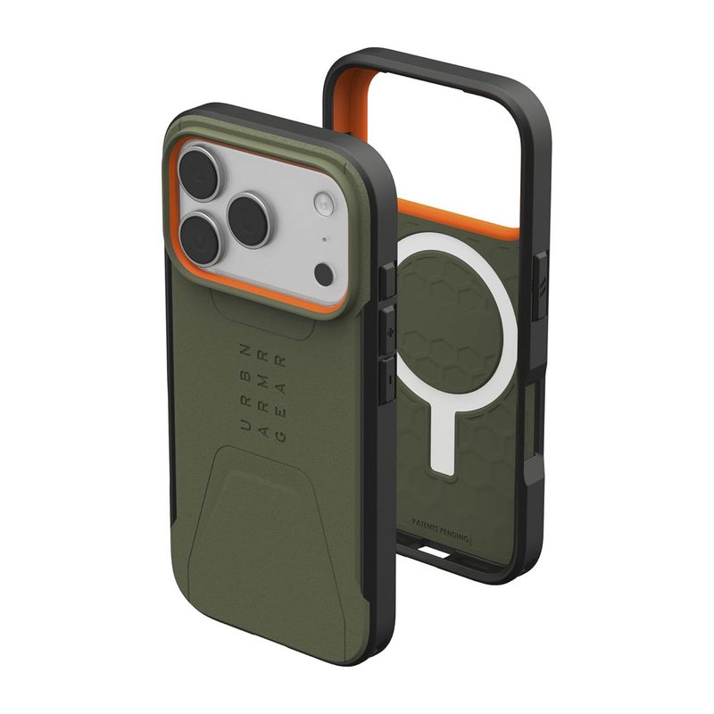 URBAN ARMOR GEAR - Case iPhone 17 Pro MagSafe UAG Civilian Verde