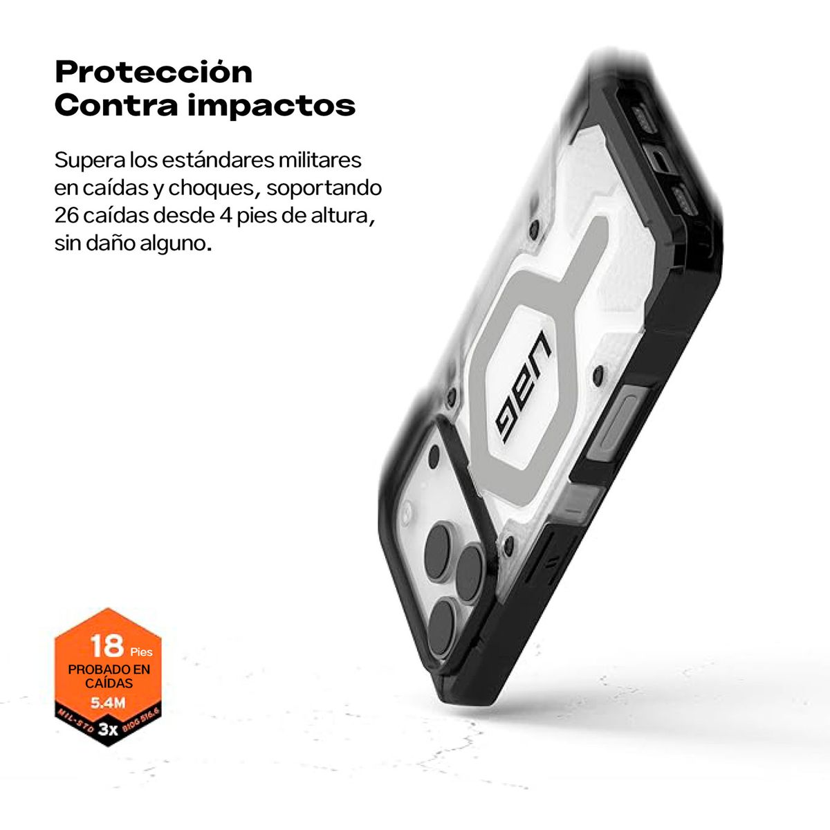 URBAN ARMOR GEAR - Case iPhone 17 Pro MagSafe UAG Pathfinder Blanco