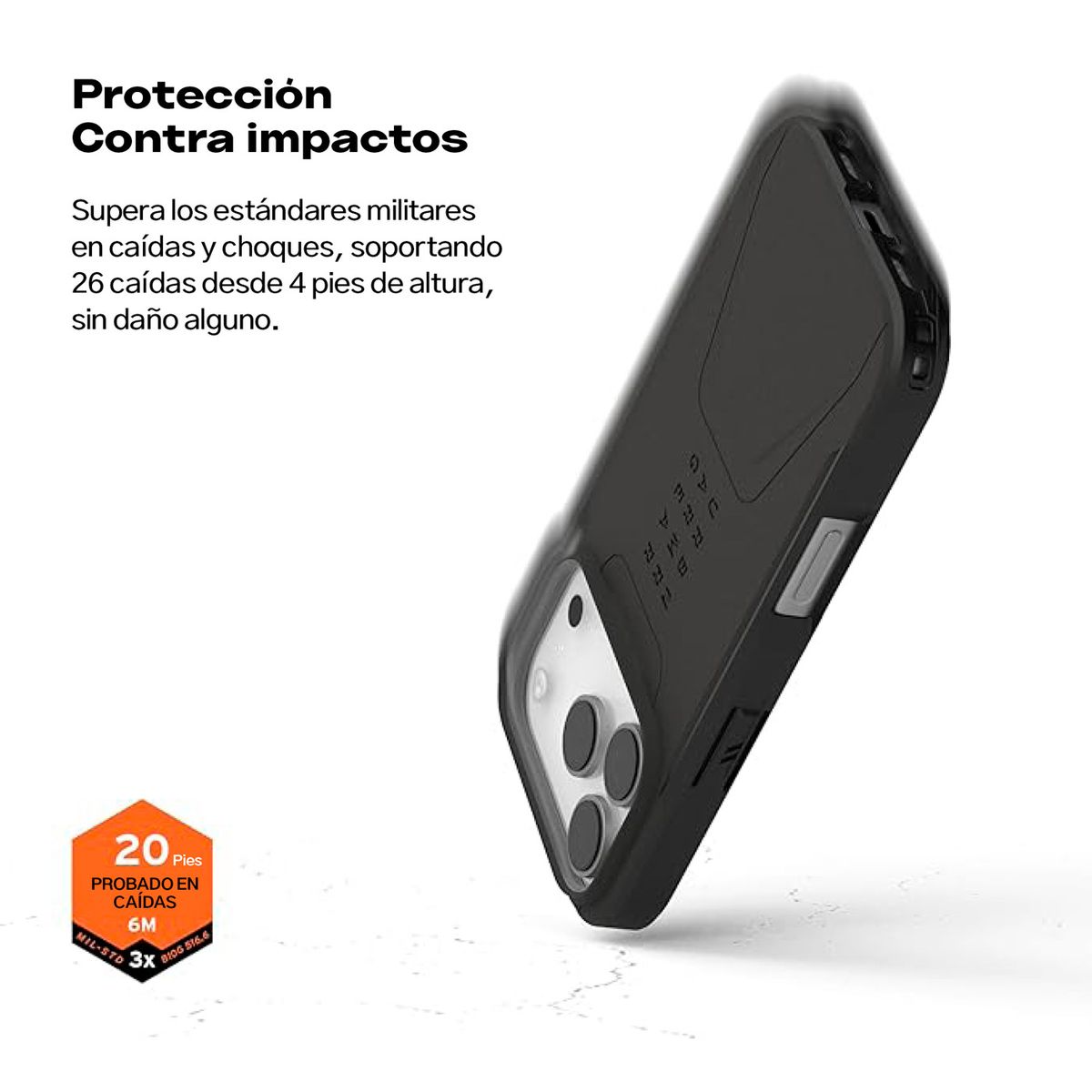 URBAN ARMOR GEAR - Case iPhone 17 Pro Max MagSafe UAG Civilian Negro