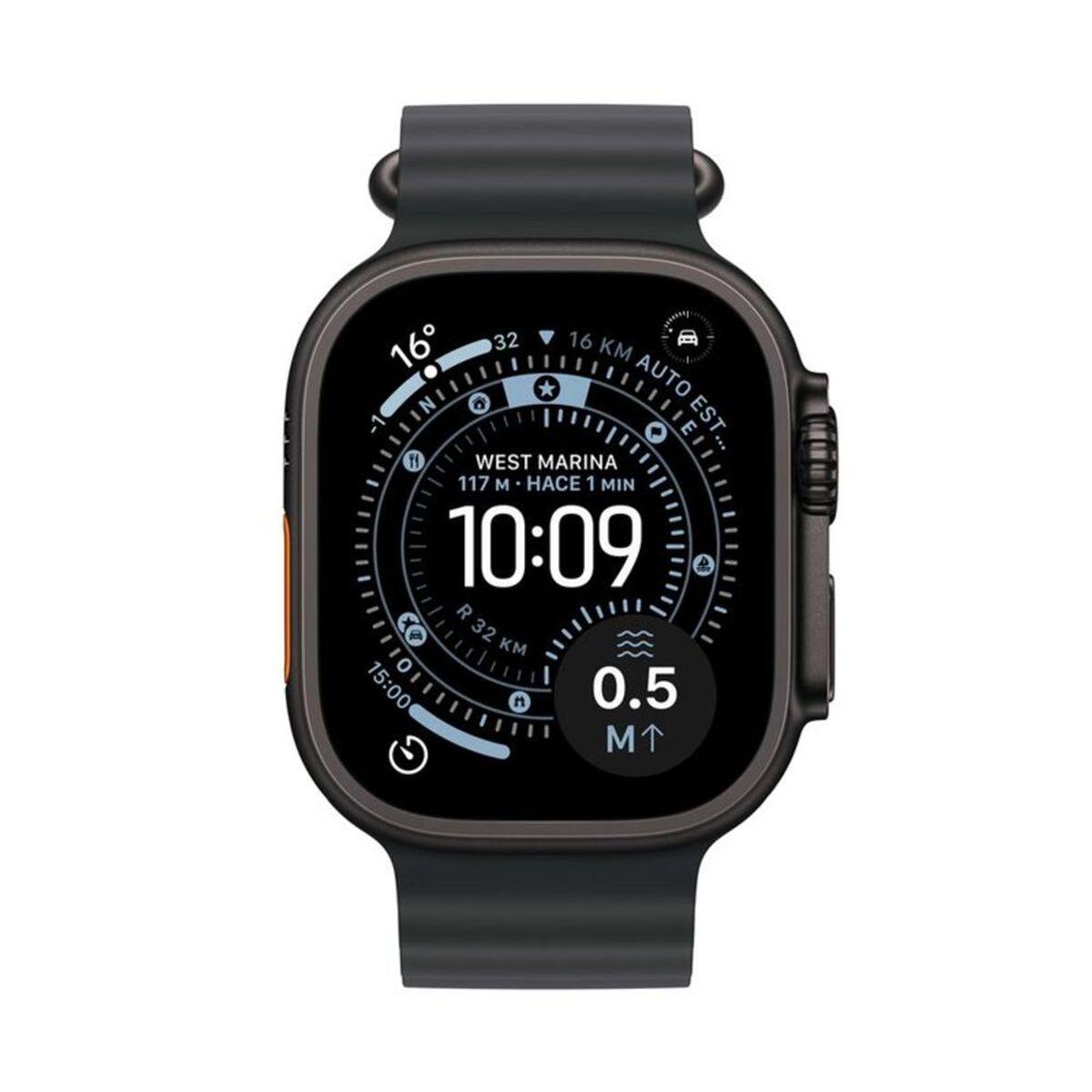 APPLE - Apple Watch Ultra 3 GPS + Celular 49mm - Black Titanium