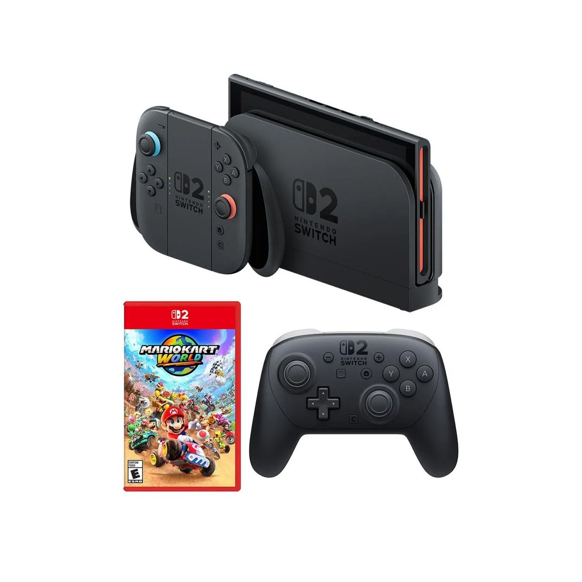 NINTENDO - Consola Nintendo Switch 2 + Mario Kart World + Pro Controller
