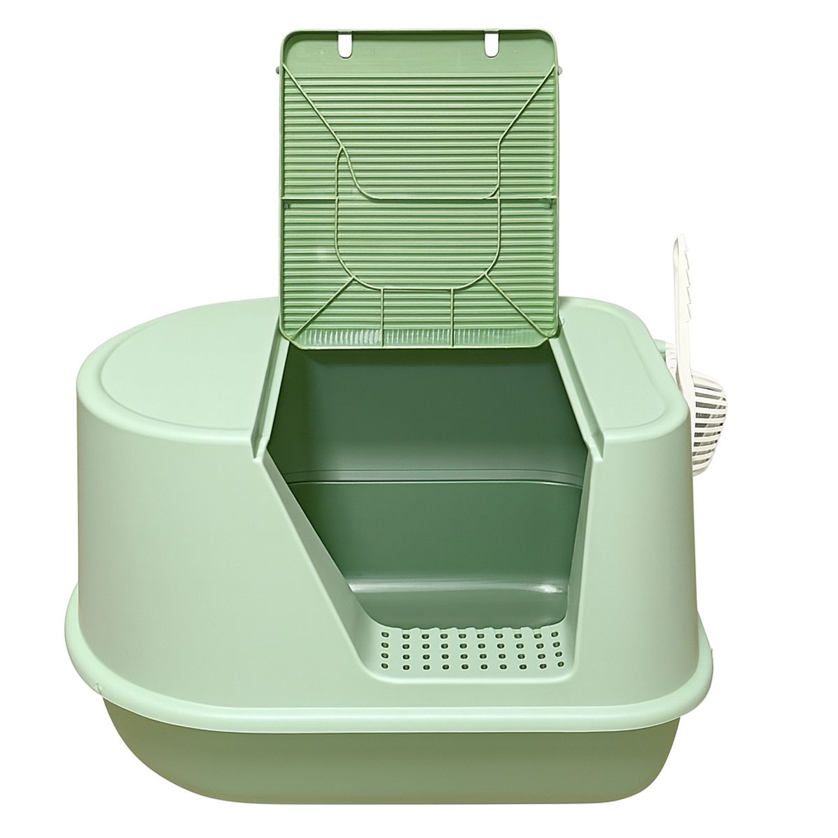 PET MOOD - Arenero Para Gatos Pet Mood Grande Entrada Superior y Pala