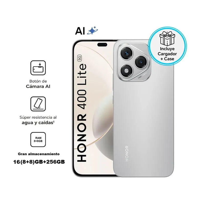 HONOR - HONOR 400 LITE 5G GREY 8RAM 256GB – REGISTRADO