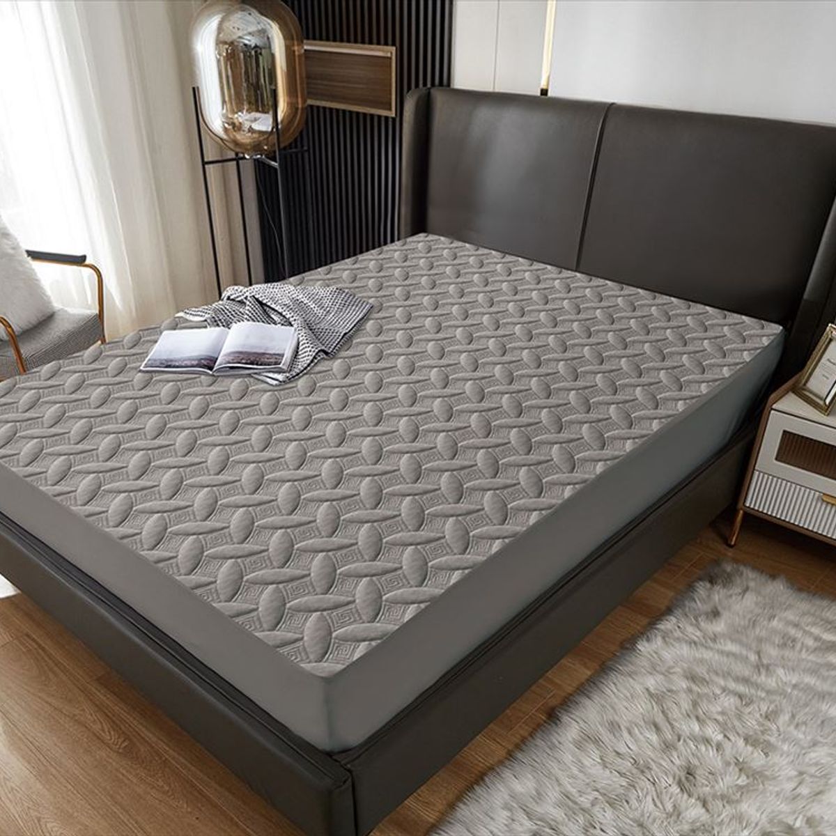 CASATEX - Forro De Colchón Impermeable Acolchado 3000 Hilos