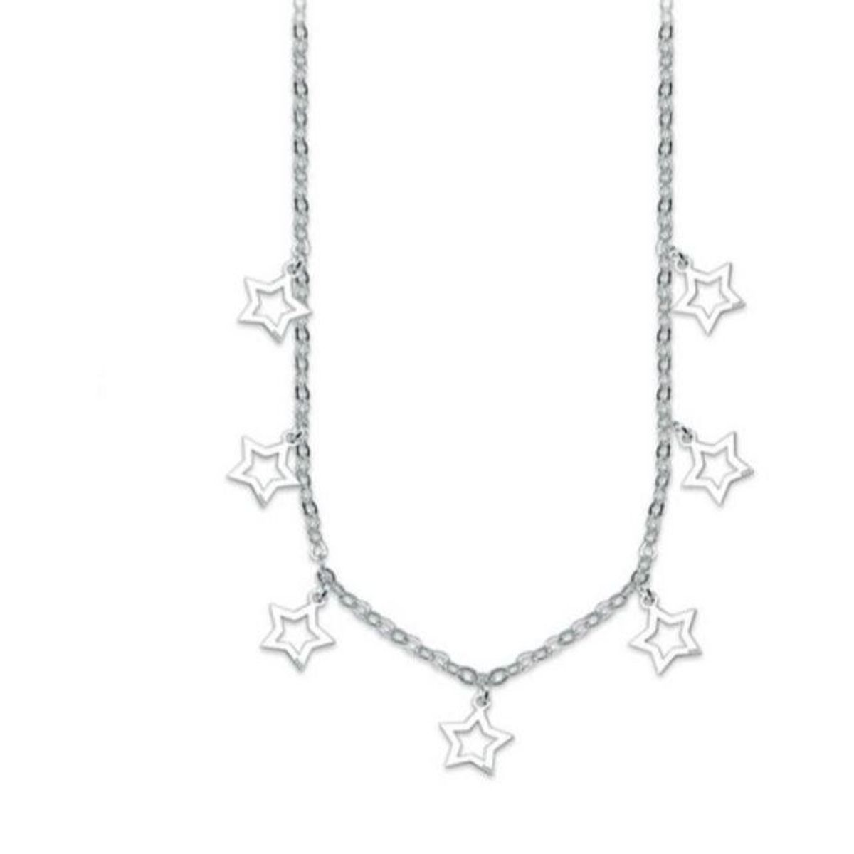 JOYERIA D'PILMER - GARGANTILA DE PLATA ESTRELLA