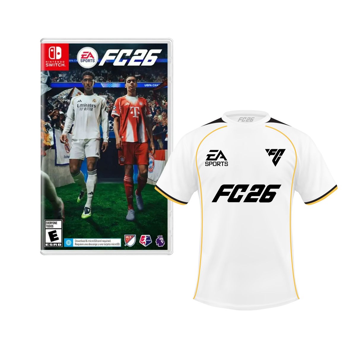 EA - Ea Sports Fc 26 + Polo Blanco L Nintendo Switch