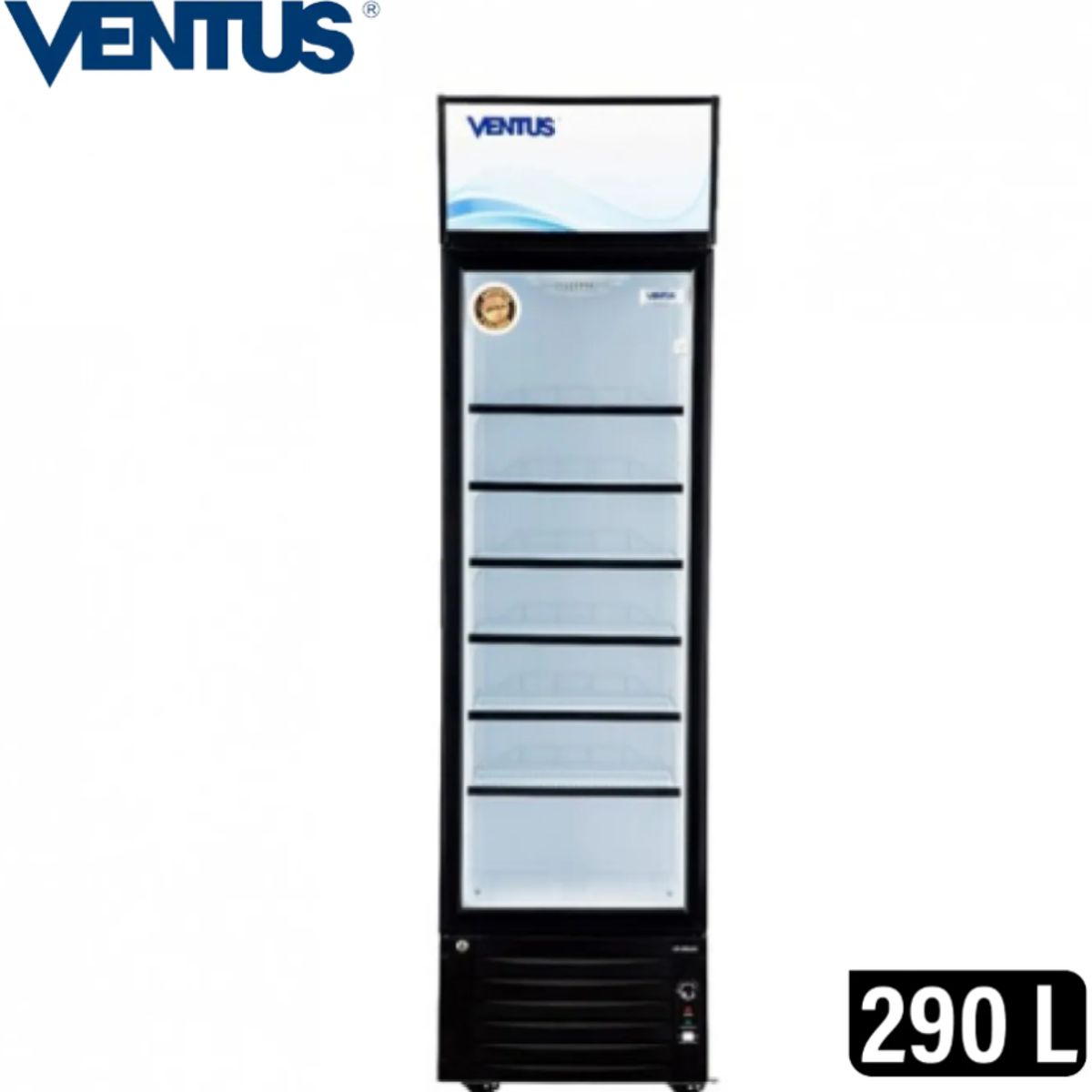 VENTUS - Exhibidor Vertical Visi-Cooler 1 Puerta 290Lt Ventus