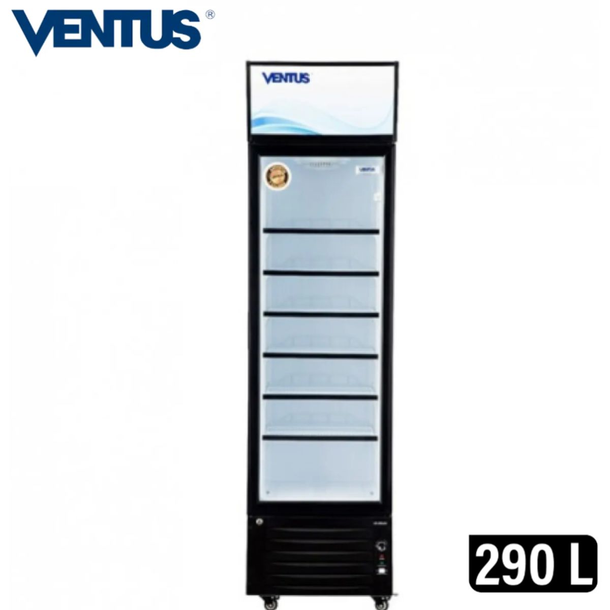 VENTUS - Exhibidor Vertical Visi-Cooler 1 Puerta 290Lt Ventus