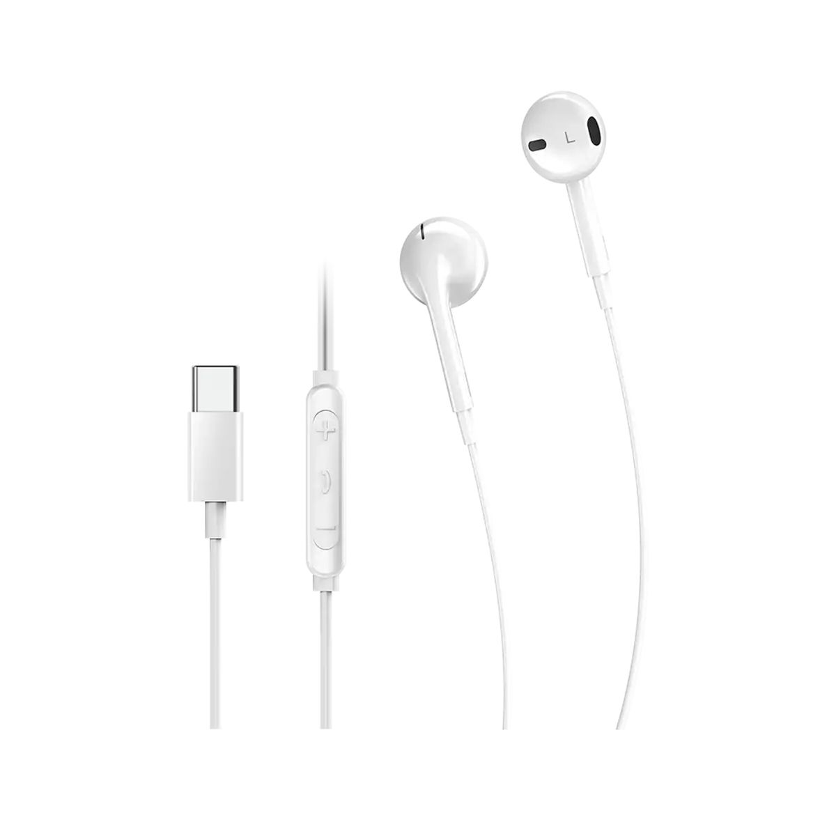 GENIUS - AUDIFONO C MICROF GENIUS HS-M365 IN-EAR USB-C WHITE 31710030401