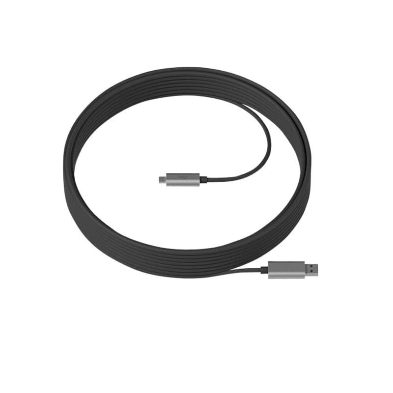 LOGITECH - CABLE LOGITECH B2B 10M NEGRO FUERTE USB SUPERSPEED 939-001799