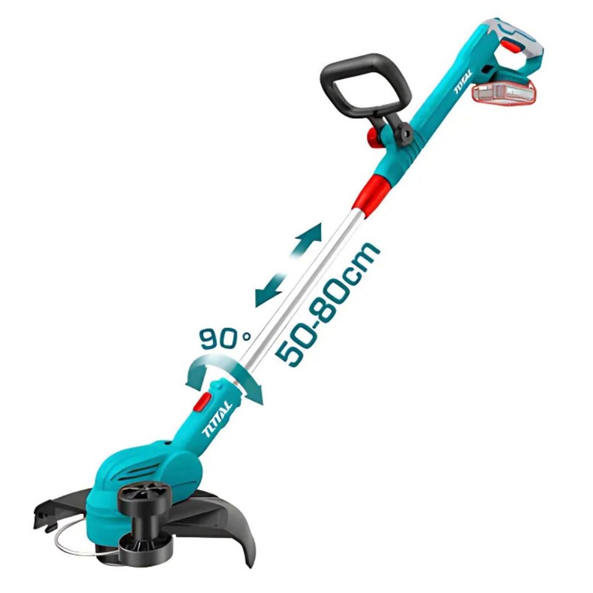 TOTAL TOOLS - Guadaña LI-ION 20V 8200RPM Bateria 1X20AH Total - TGTLI203285