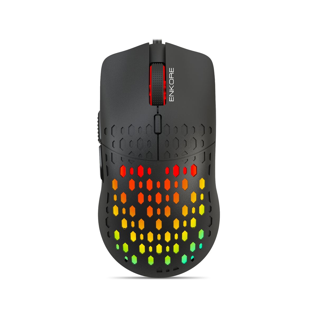 ENKORE - Mouse Gamer Alámbrico 6B 3600DPI LED Enkore Vibrant - EKM 303
