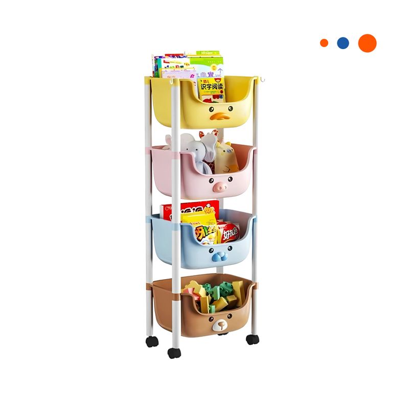 RYBIU IMPORT - Pack2 Organizador 4 Espacios de Personajes Y+Papel de Regalo