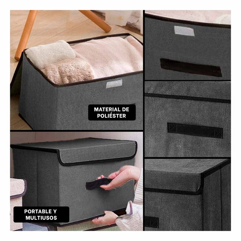 GENERICO - Pack12 Caja Practica e Innovadora en Negro Y+Papel de Regalo