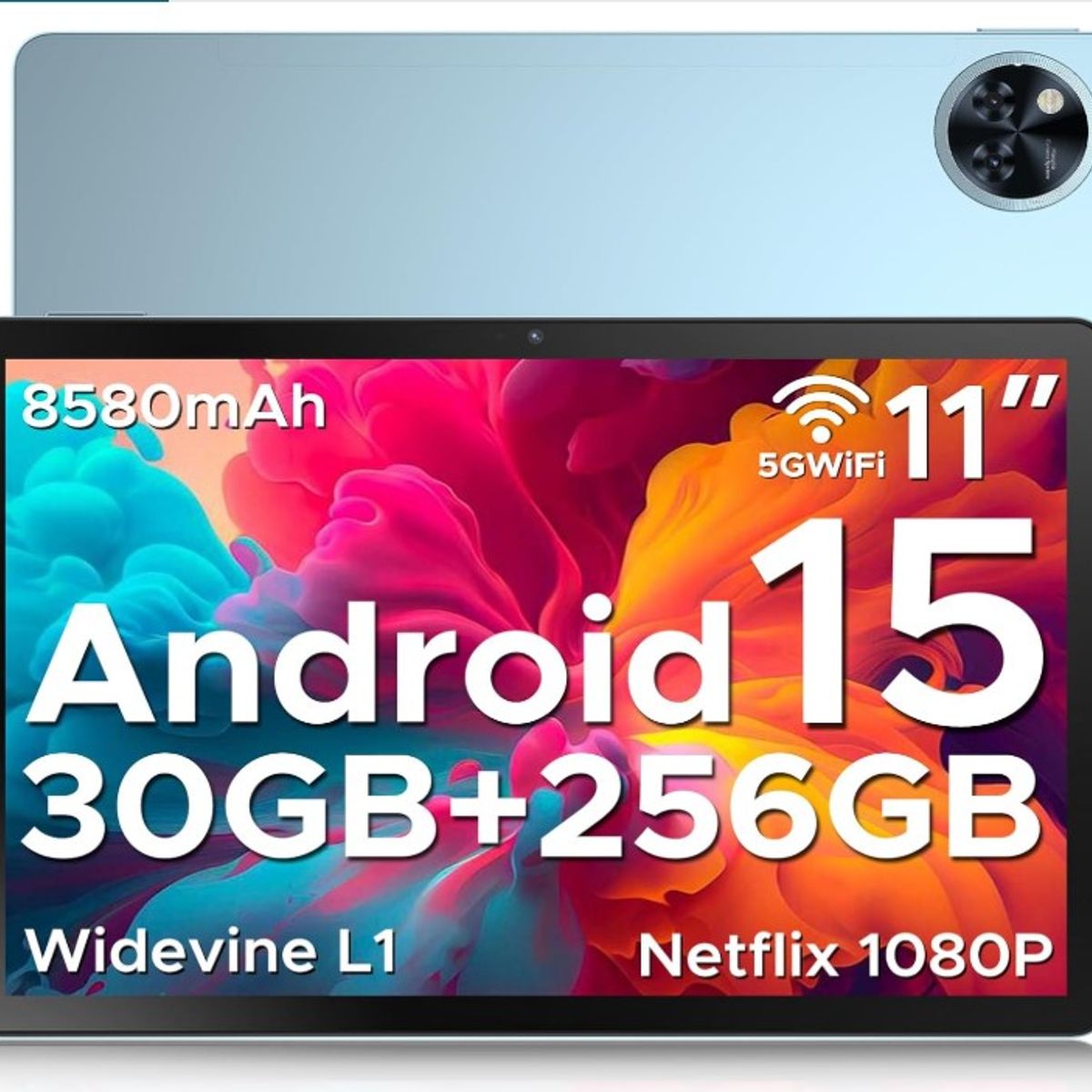 DOOGEE - TABLET DOOGEE U11 Pro, 13MP, 5MP, 6 RAM+256GB ROM, 8580mAh, 90Hz, Azul