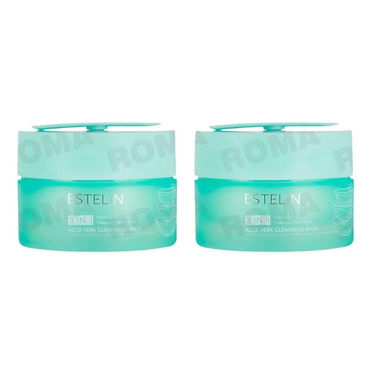 GENERICO - PACK 2 BÁLSAMO LIMPIADOR MAKE UP REMOVER  ALOE VERA 100G ESTELIN