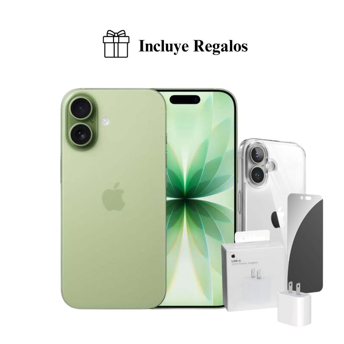 APPLE - Apple iPhone 17 256GB (eSIM) - Verde + Combo de Regalo