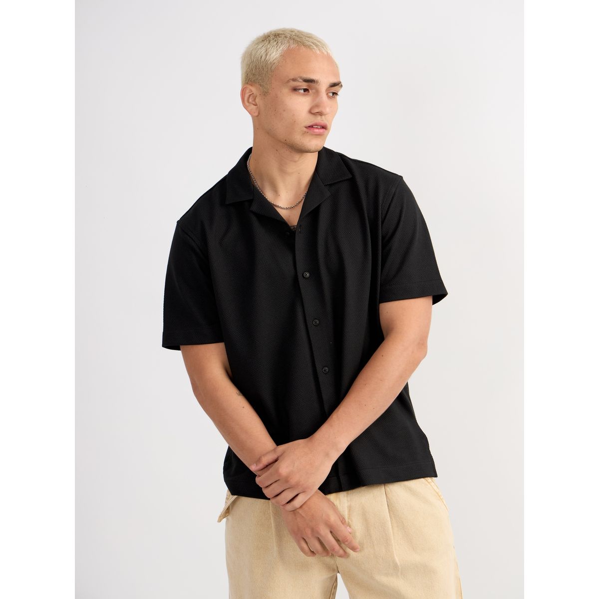 ISAGUE - CAMISA RESORT HARVEY MANGA CORTA HOMBRE