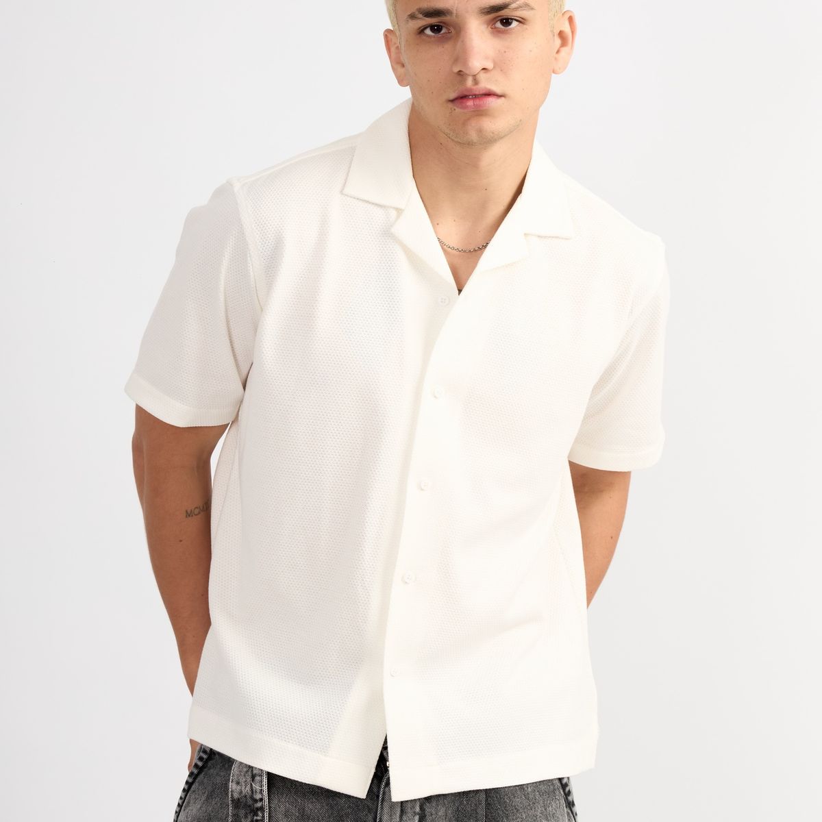 ISAGUE - CAMISA RESORT HARVEY MANGA CORTA HOMBRE