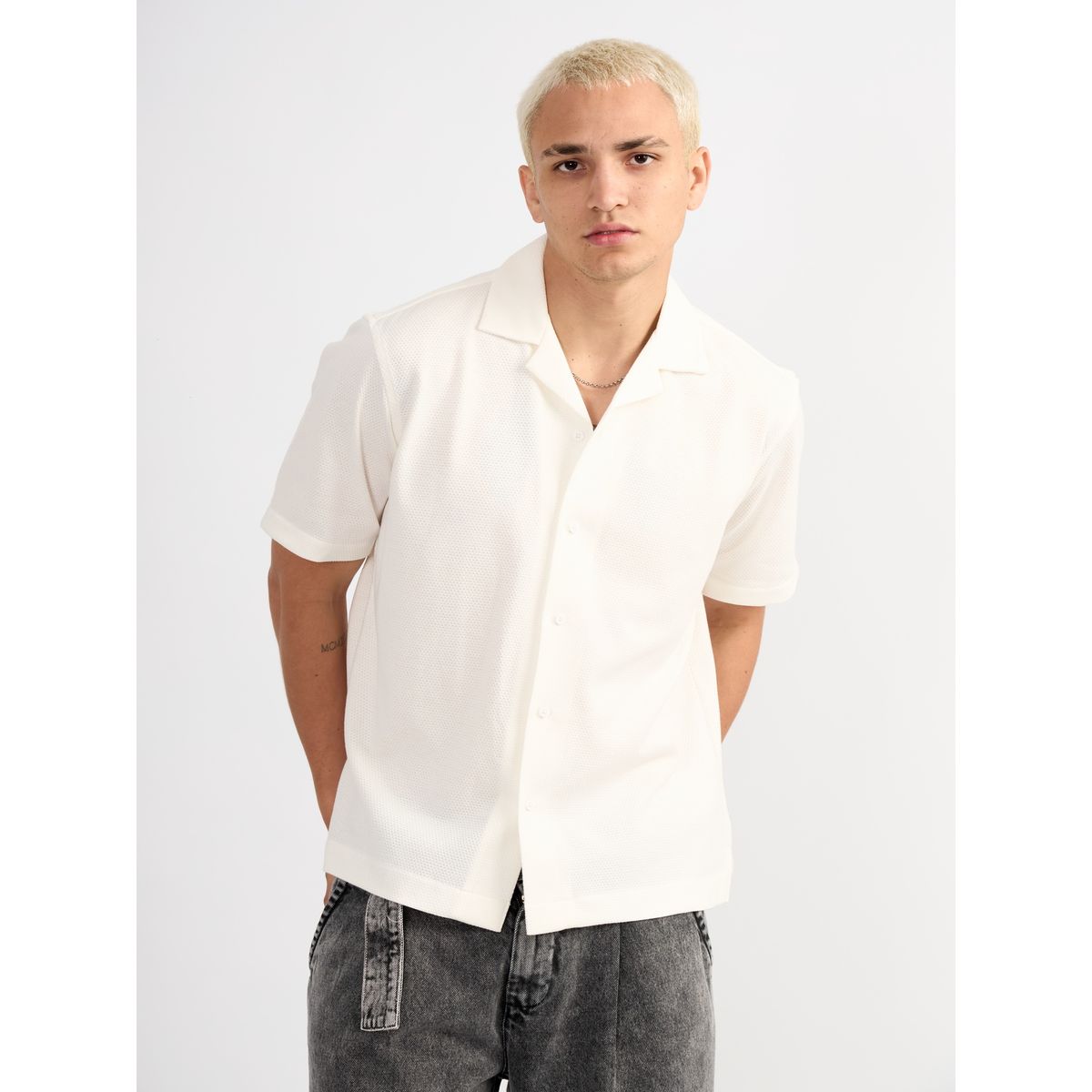ISAGUE - CAMISA RESORT HARVEY MANGA CORTA HOMBRE