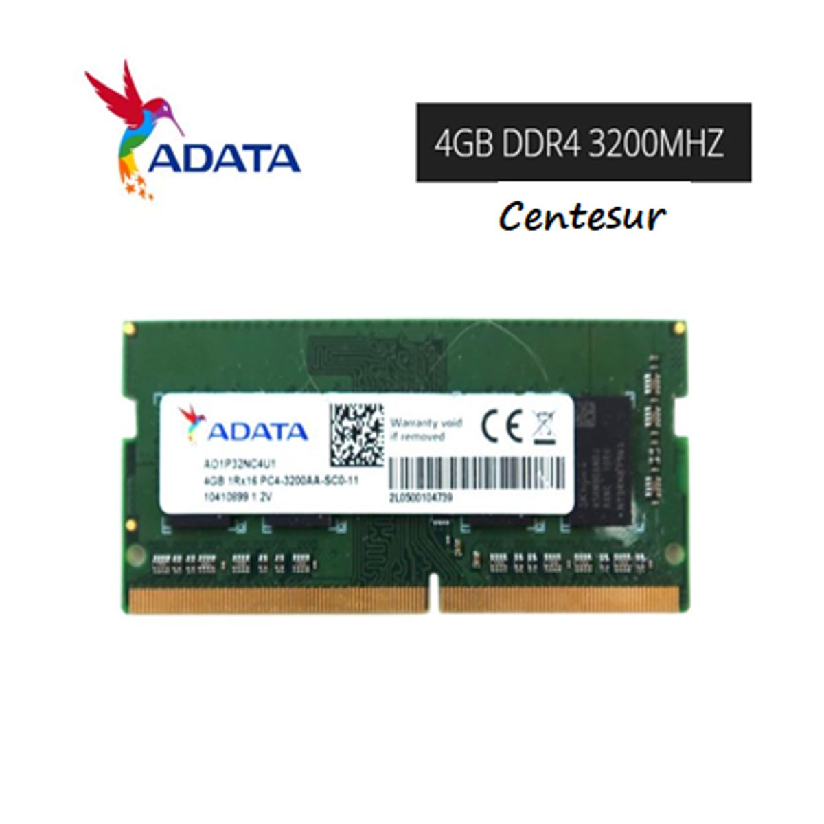 ADATA - Memoria Ram DDR4 4GB ADATA 2400MHZ Notebook