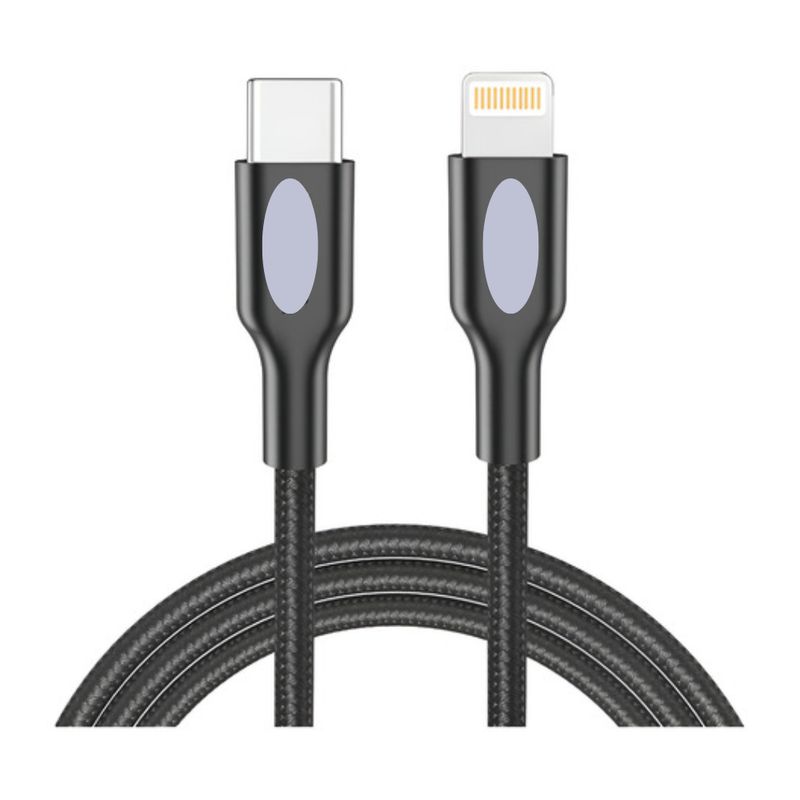 GENERICO - 1HORA CABLE DE IPH - C NEGRO 1 METROS