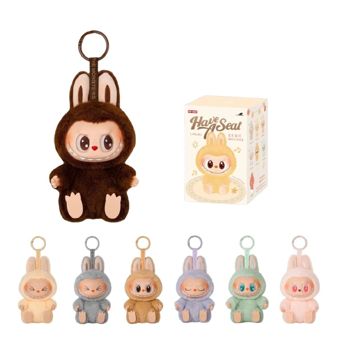 GENERICO - LABUBU PELUCHE MUSICAL COLECCIÓN HAVE A SEAT ALEATORIO