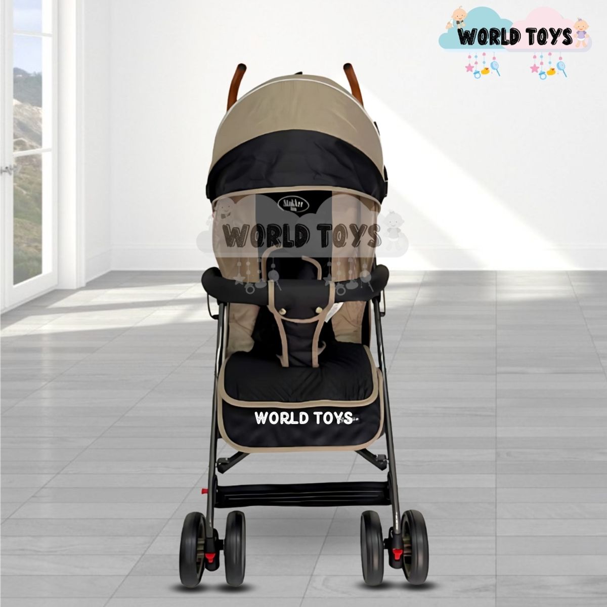 Baby - Coche Bastón de Lujo «SEVILLA PREMIUM» Limited Edition Beige