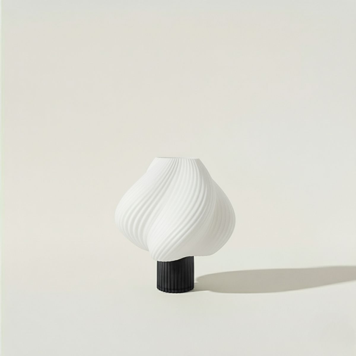 GENERICO - Lámpara SugarLush de impresión 3D Blanco y negro