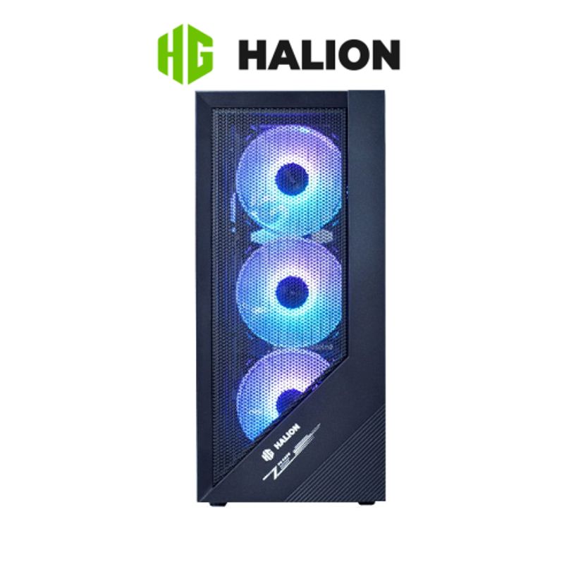 HALION - Case gamer TORNADO 03 Con fuente de 600w HALION