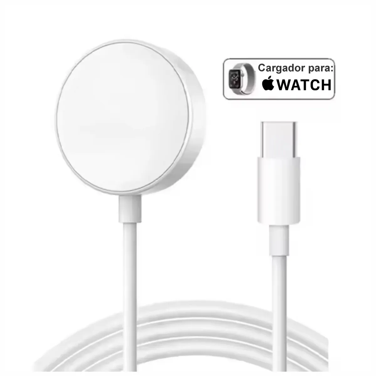 GENERICO - Apple Watch Cargador inalámbrico Magnético USB C Compatible