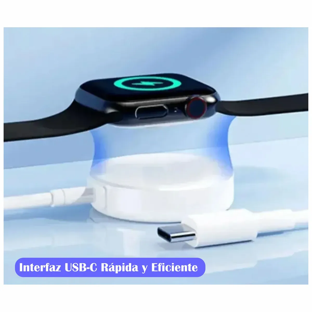 GENERICO - Apple Watch Cargador inalámbrico Magnético USB C Compatible