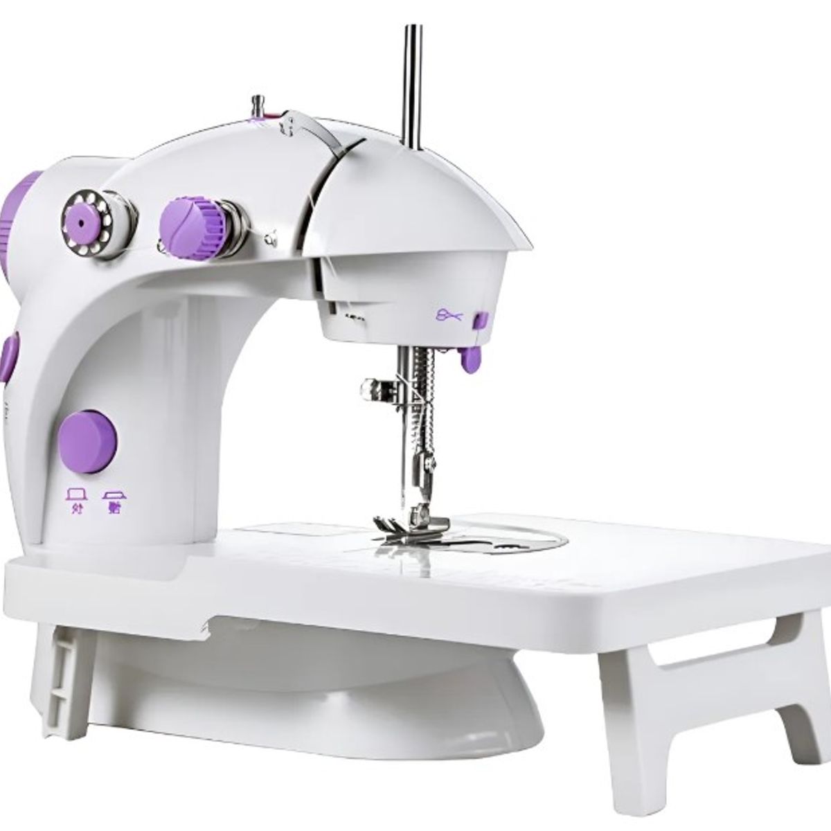 GENERICO - MINI MAQUINA DE COSER PORTATIL CON MESA DE APOYO