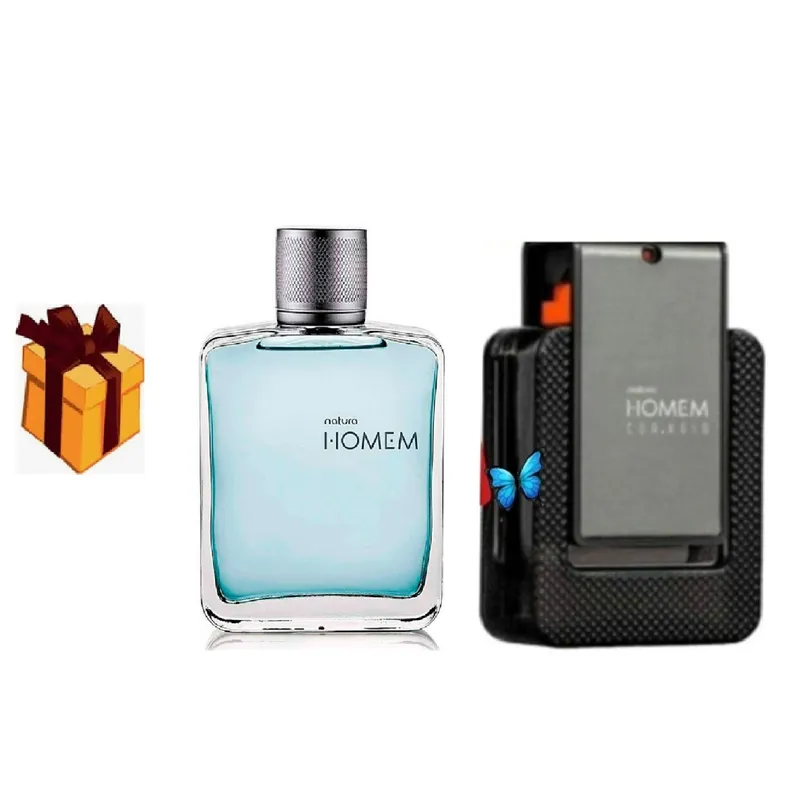 NATURA - Homem Coragio + eau da parfum homem clasico 100ml + regalito