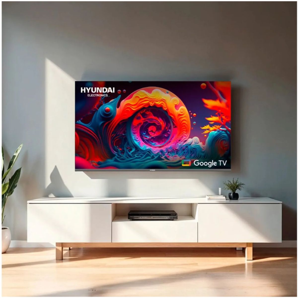 HYUNDAI - TELEVISOR SMART TV HYUNDAI 4K ULTRA HD 55” HYLED5530QMG + Antena Digital