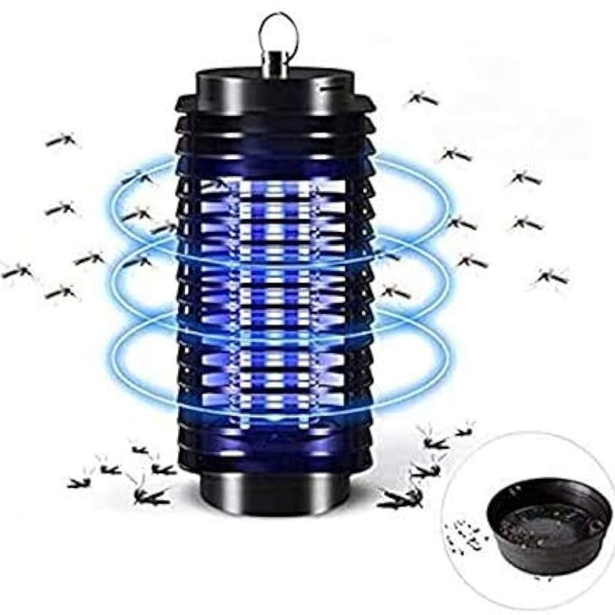 OEM - Lámpara Mata Insectos con Luz Ultravioleta Exterminador de Mosquitos