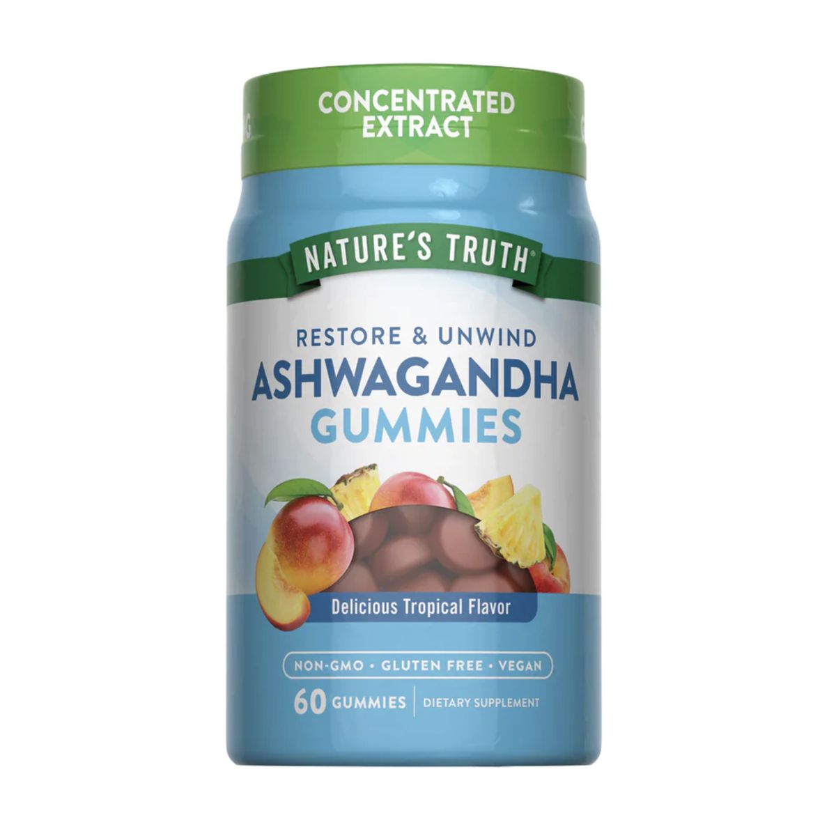 NATURE'S TRUTH - Ashwagandha 500mg Nature's Truth 60 gomitas