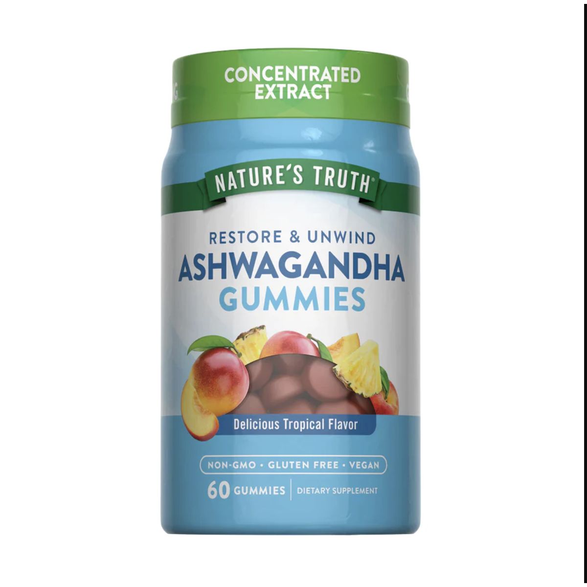NATURE'S TRUTH - Ashwagandha 500mg Nature's Truth 60 gomitas