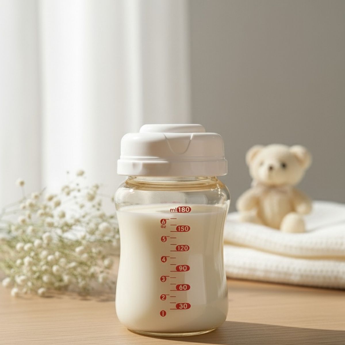 DAUER - Kit 3 Botellas De Almacenamiento De Leche Materna 180ml PPSU