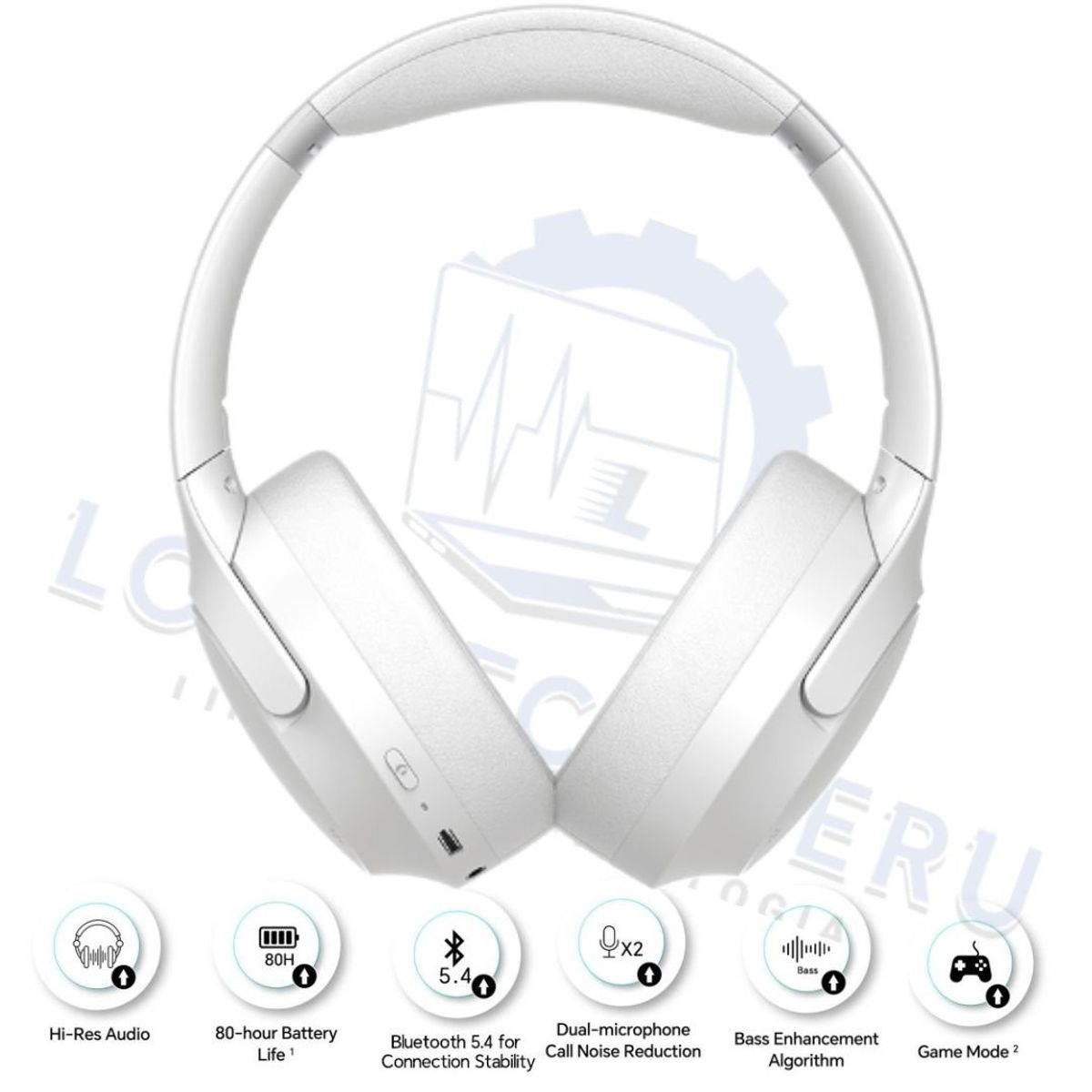 HONOR - AUDIFONOS BLUETOOTH HONOR CHOICE HEADPHONES COLOR - BLANCO