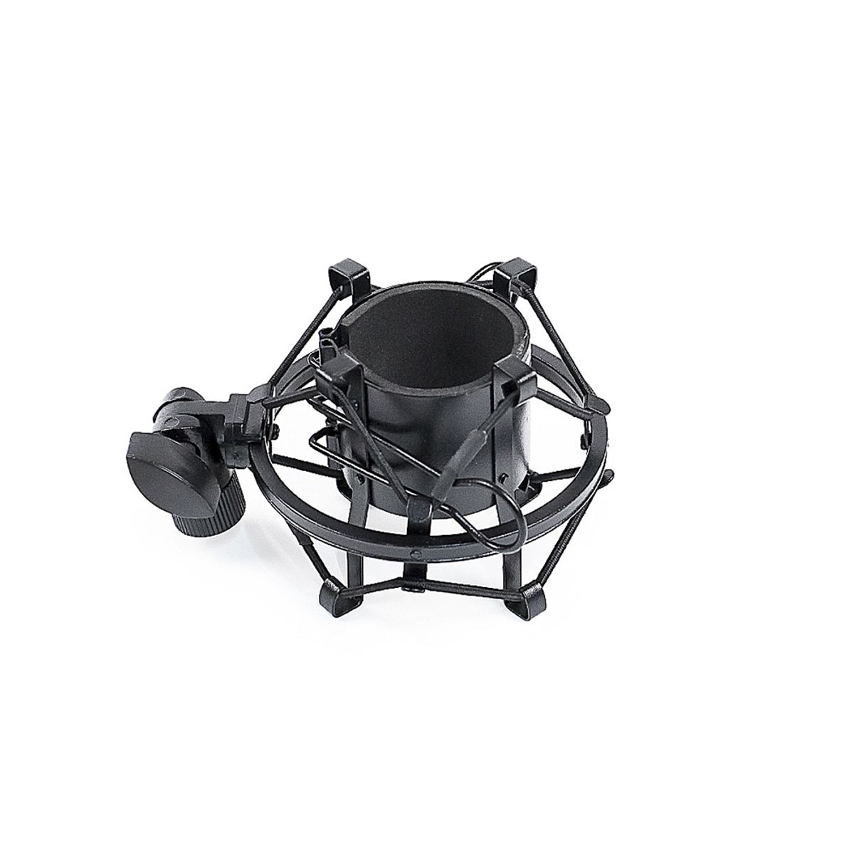 GENERICO - AYMARA CANASTILLA PARA MICROFONO CONDENSADOR NEGRO