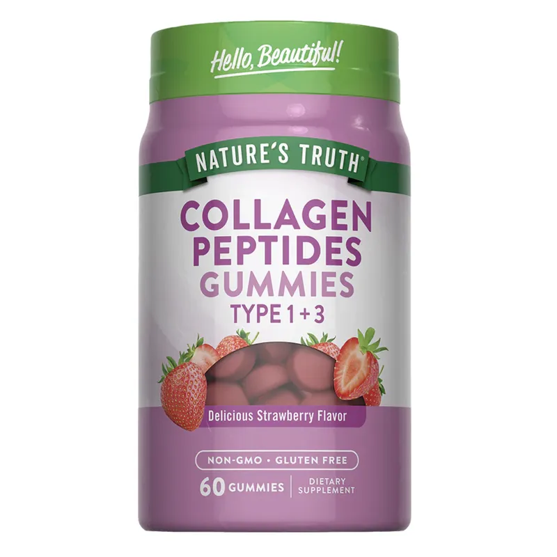 NATURE'S TRUTH - Péptidos de colágeno 60 gomitas Nature's Truth