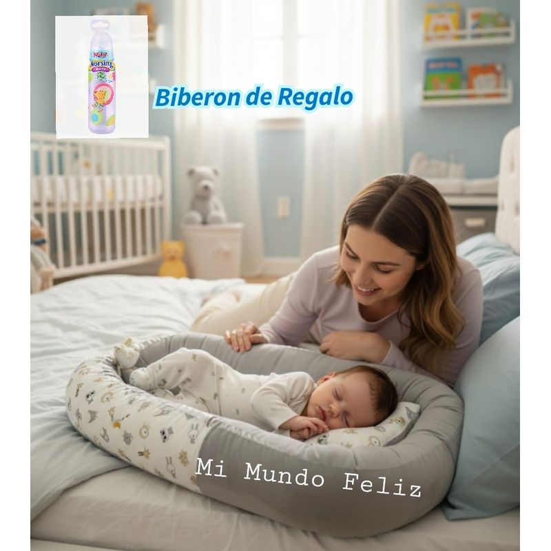GENERICO - Nido Colecho para Bebe GRIS