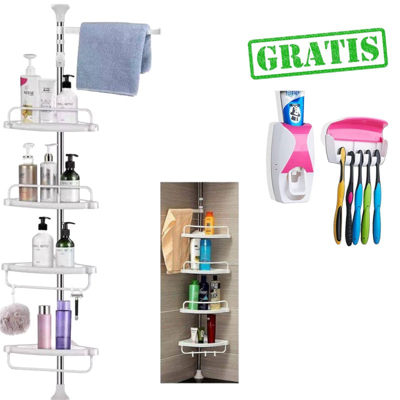 OEM - Esquinero Multifuncional 4 Niveles Extiende Hasta 2.60 Mtrs