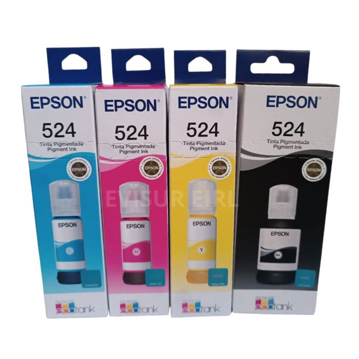 EPSON - KIT DE TINTA EPSON 524 COLORES PACK COMPLETO T524