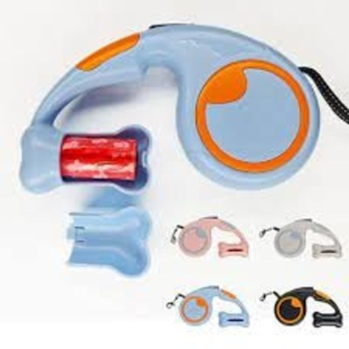 Correa con dispensador de bolsa para popo de mascota 3m, marca GENERICO - Foto Principal
