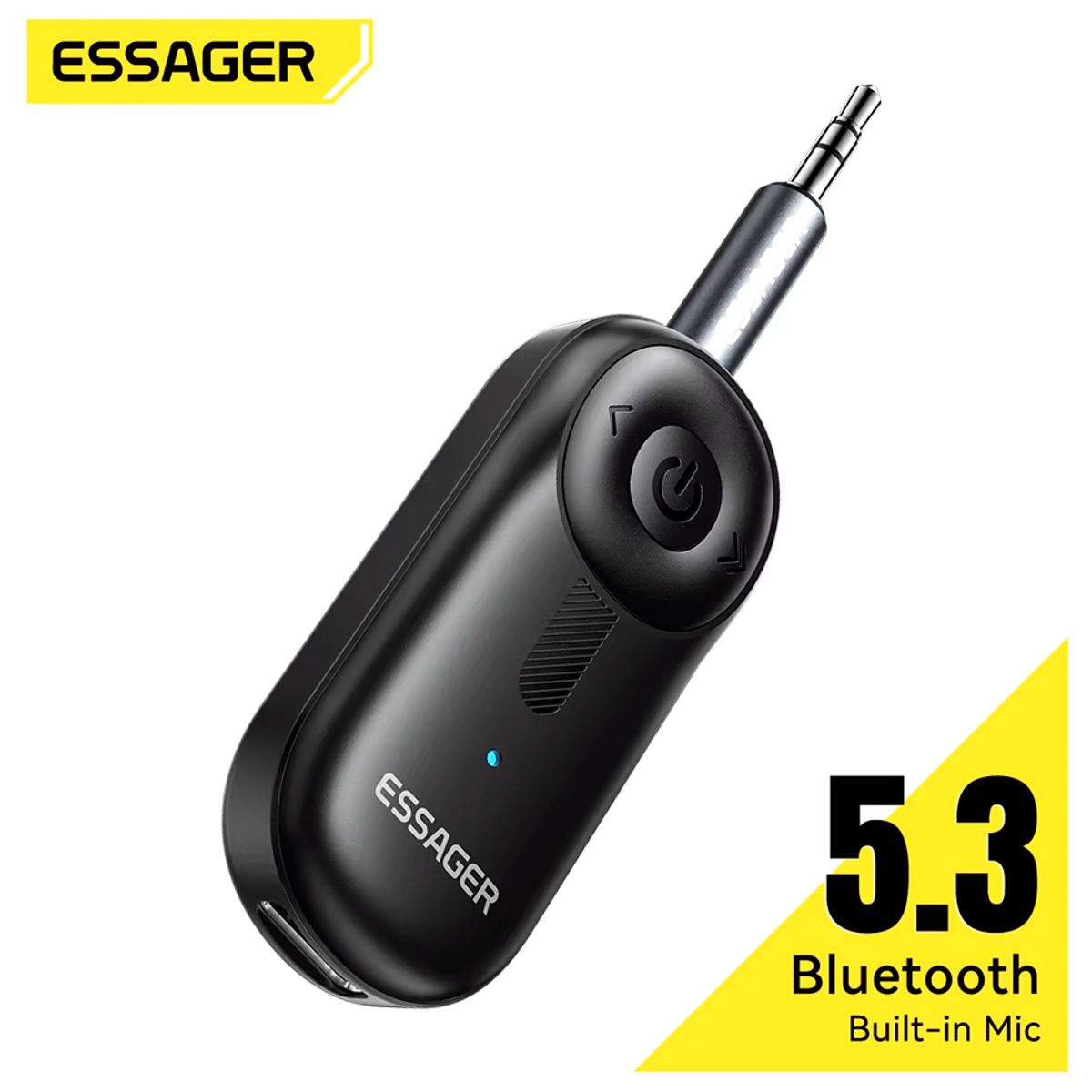 ESSAGER - Adaptador Bluetooth 5.3 conector Aux de 3.5mm essager