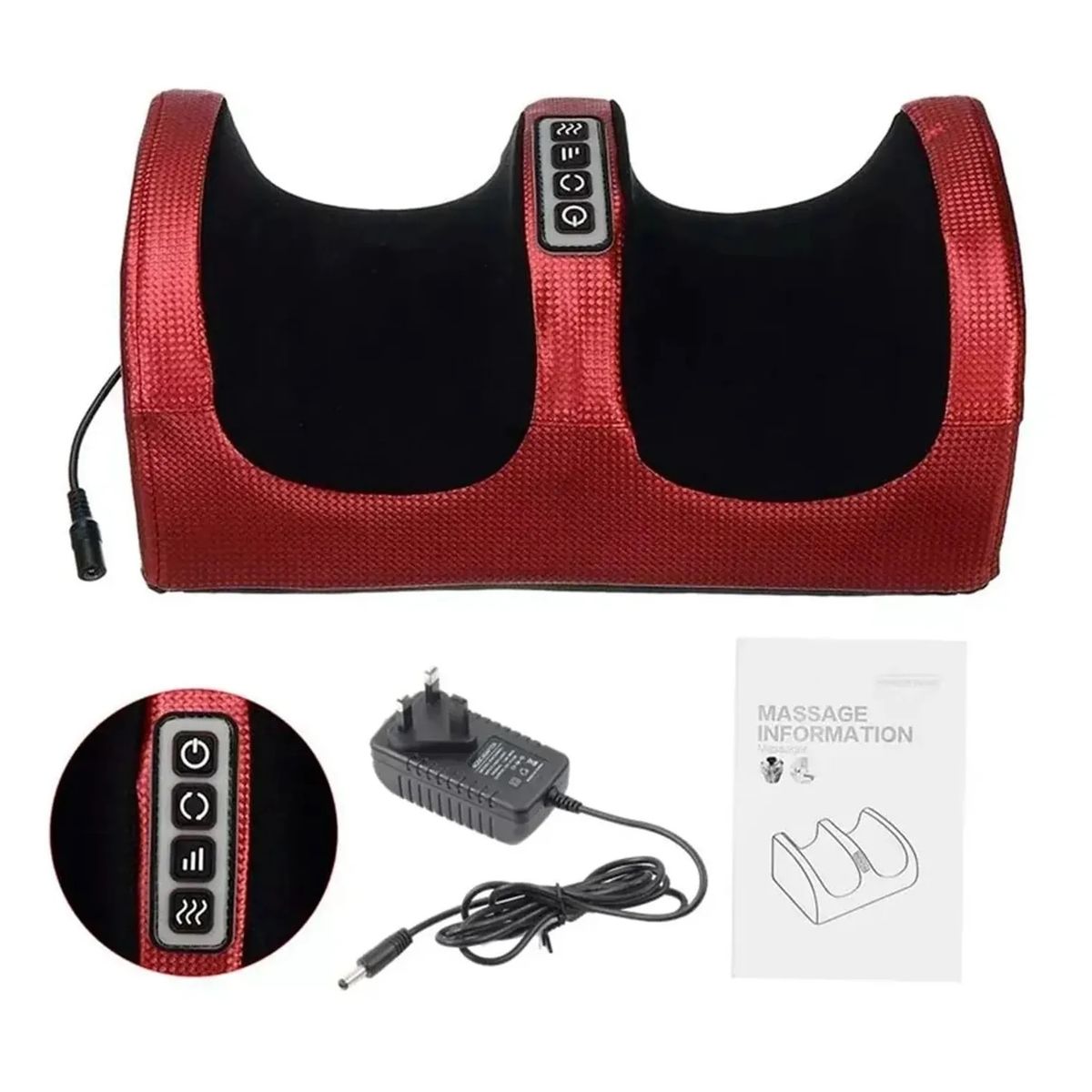 GENERICO - Masajeador Eléctrico para Pies y Piernas con Infrarrojo