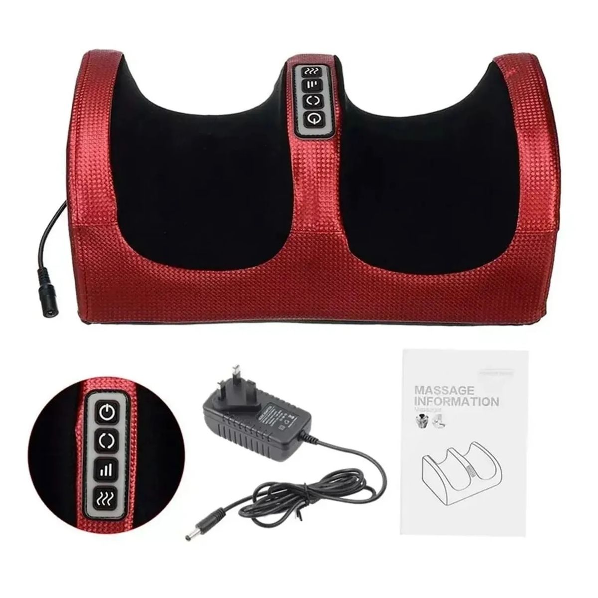 GENERICO - Masajeador Eléctrico para Pies y Piernas con Infrarrojo